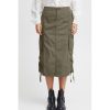 Underdele Pulz | Pzlina Skirt - Armygron Nederdel 50207632 Kalamata