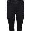 Underdele Zizzi | Zizzi Jeans Amy Capri - Sorte Capri Jeans O10305H