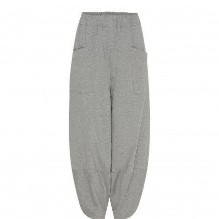 Underdele Marta du Chteau | Marta Mdcsophie Pant - Gra Melerede Bukser 62381 Grey Melange