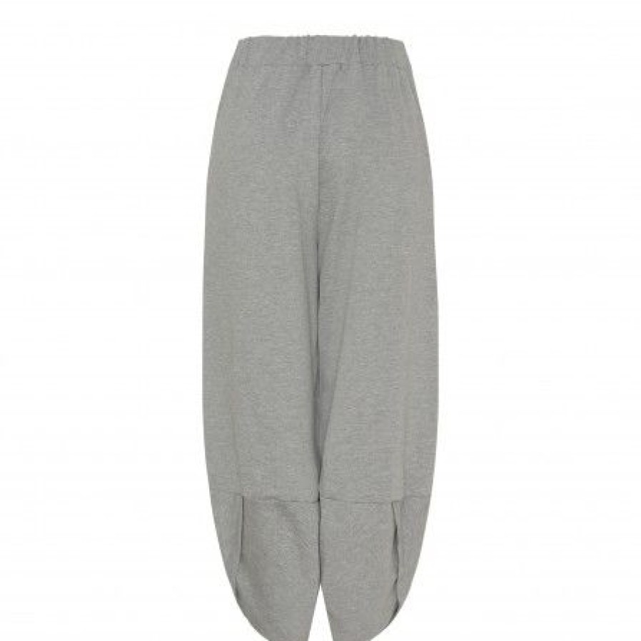 Underdele Marta du Chteau | Marta Mdcsophie Pant - Gra Melerede Bukser 62381 Grey Melange