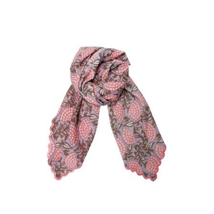 Accessories Black Colour | Black Colour Bcflora Mini Scarf - Torklaede 3509 Grey Fanny