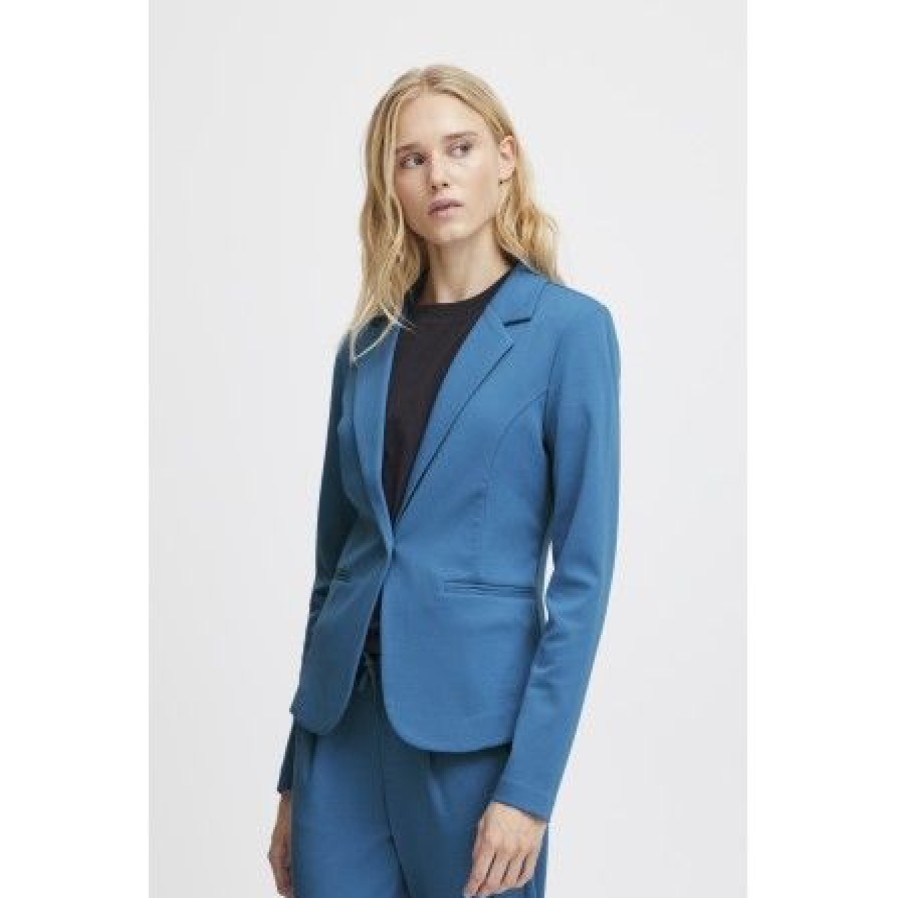 Overtoj Ichi | Ichi Ihkate Bl - Bla Blazer 20101801 Indigo Bunting