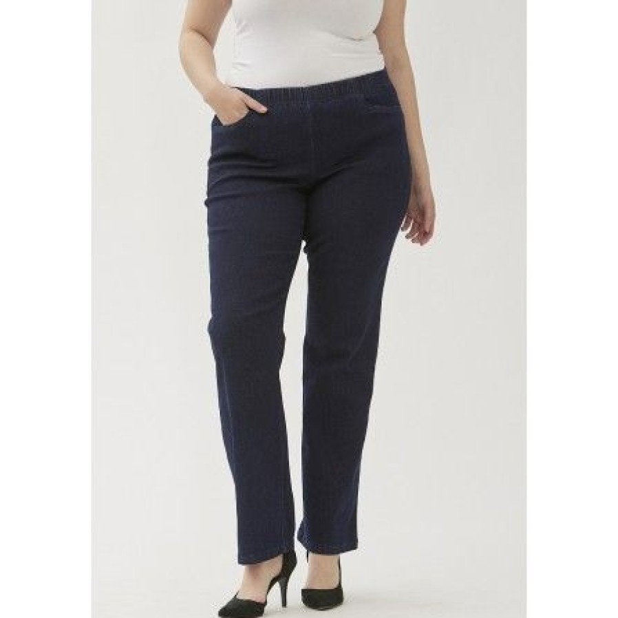 Plus Size Zhenzi | Zhenzi Jazzy Pants - Jeans 2512726 Raw Blue