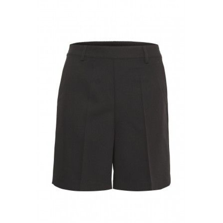 Underdele Kaffe | Kaffe Kasakura Wide Shorts - Sorte Shorts 10507528 Black