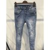 Underdele Marta du Chteau | Marta Emma Jeans - Denim Med Simili Knapper Mdc123-2648 Blue Denim