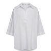 Overdele Co'couture | Co Couture Primacc Pullover Shirt - Hvid Skjorte 35454 White