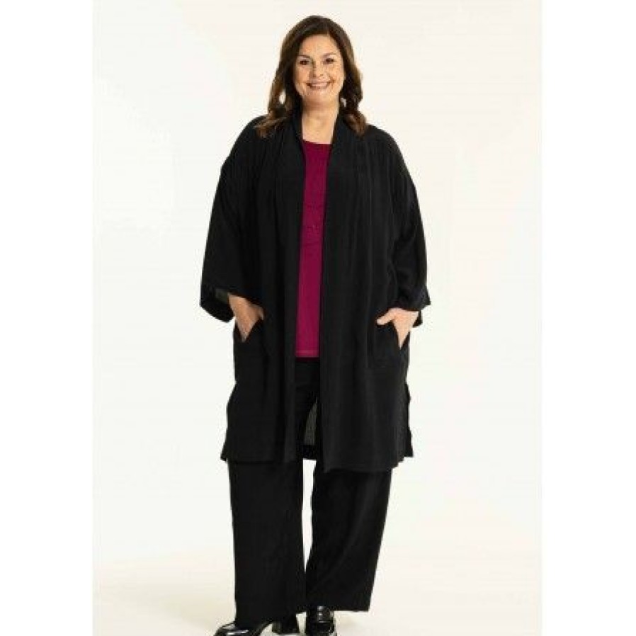 Overdele Gozzip | Gozzip Gdortie Cardigan - Sort Cardigan G236039 Black