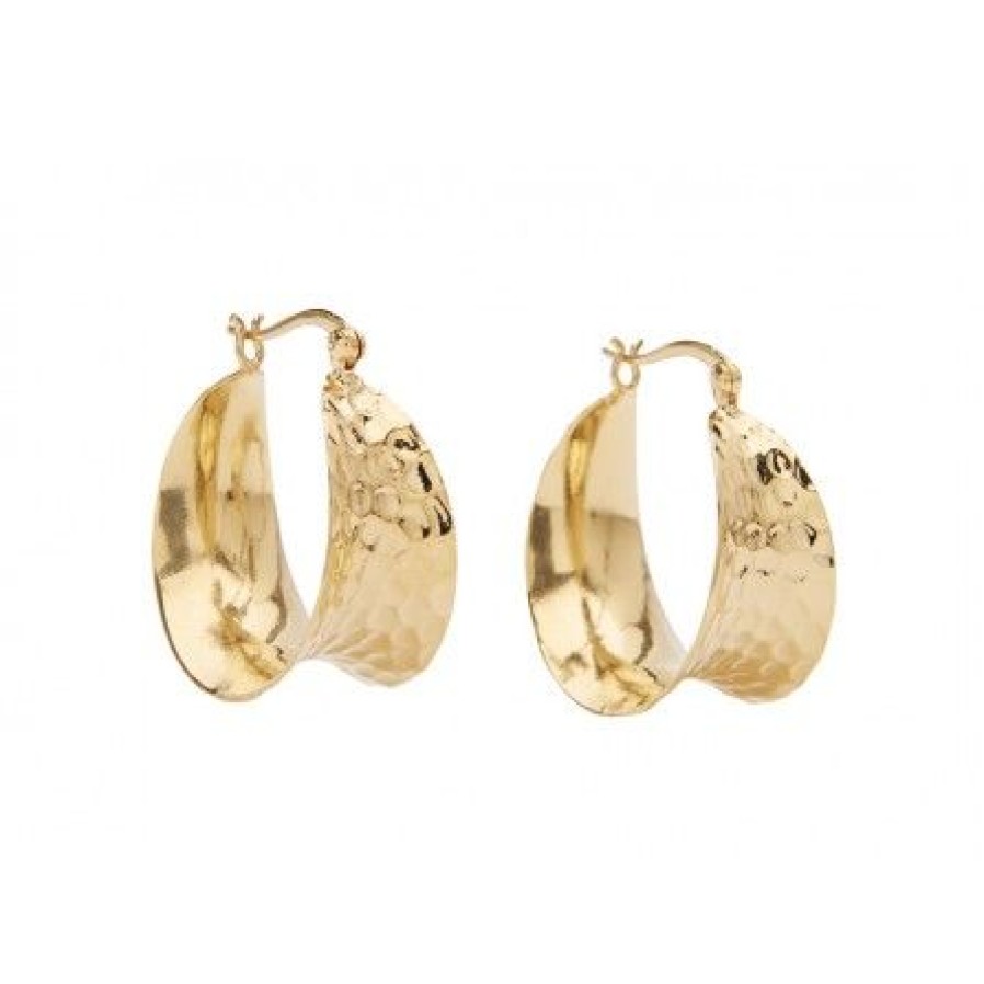 Accessories Pico Oreringe | Pico Cleo Grande Hoop N01014 Fg, Goldplated