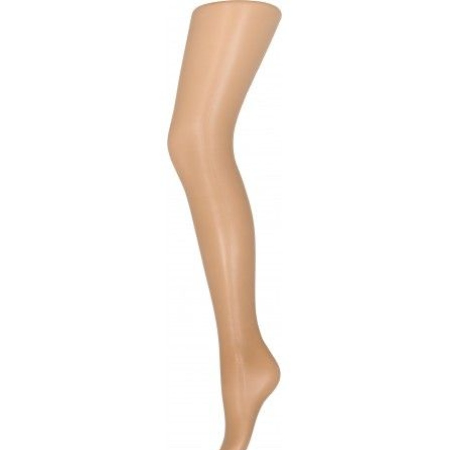 Accessories Decoy Strompebukser | Decoy Tights Toe Less - Hudfarvet Nylonstrompe Uden Ta 16647 Caramel