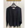 Overdele Pulz | Pulz Pzsara Batwing Pullover - Sort Strik Bluse 50207878 Black Beauty