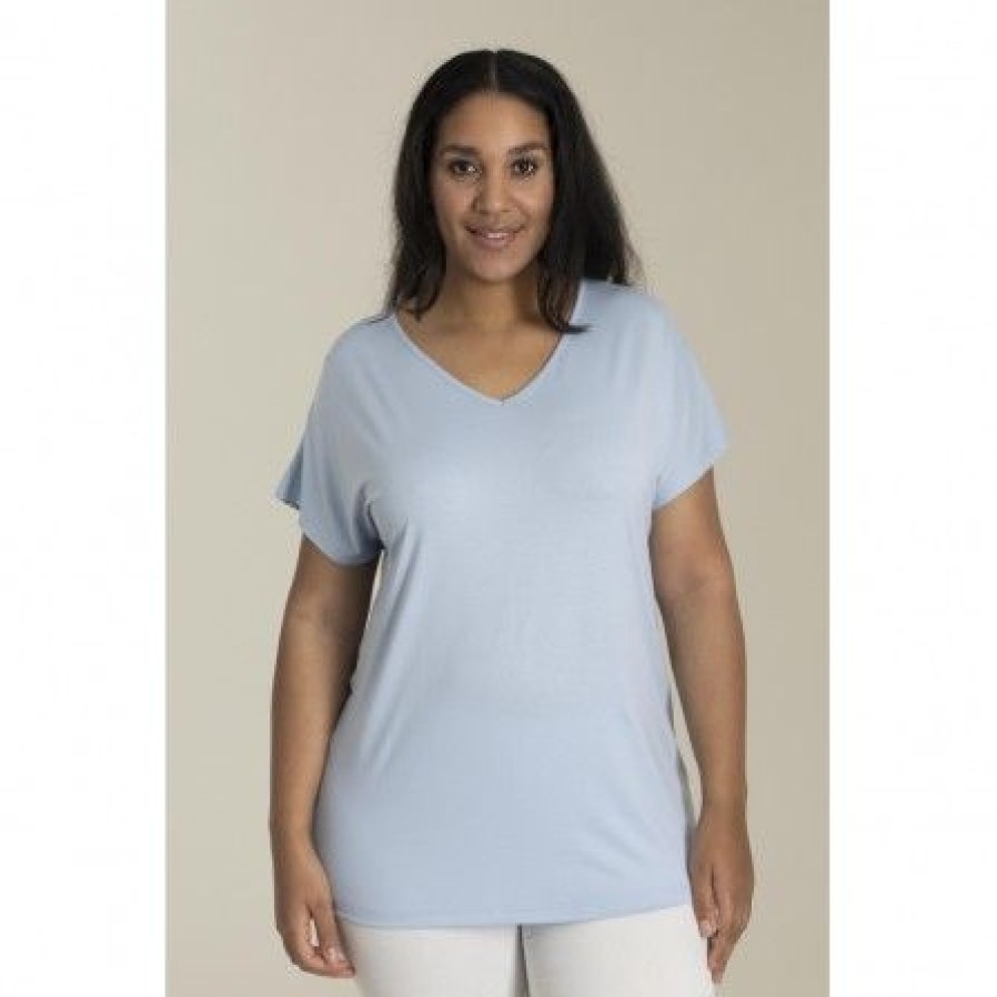 Plus Size SANDGAARD | Sandgaard Amsterdam T-Shirt - Sg103 Light Blue