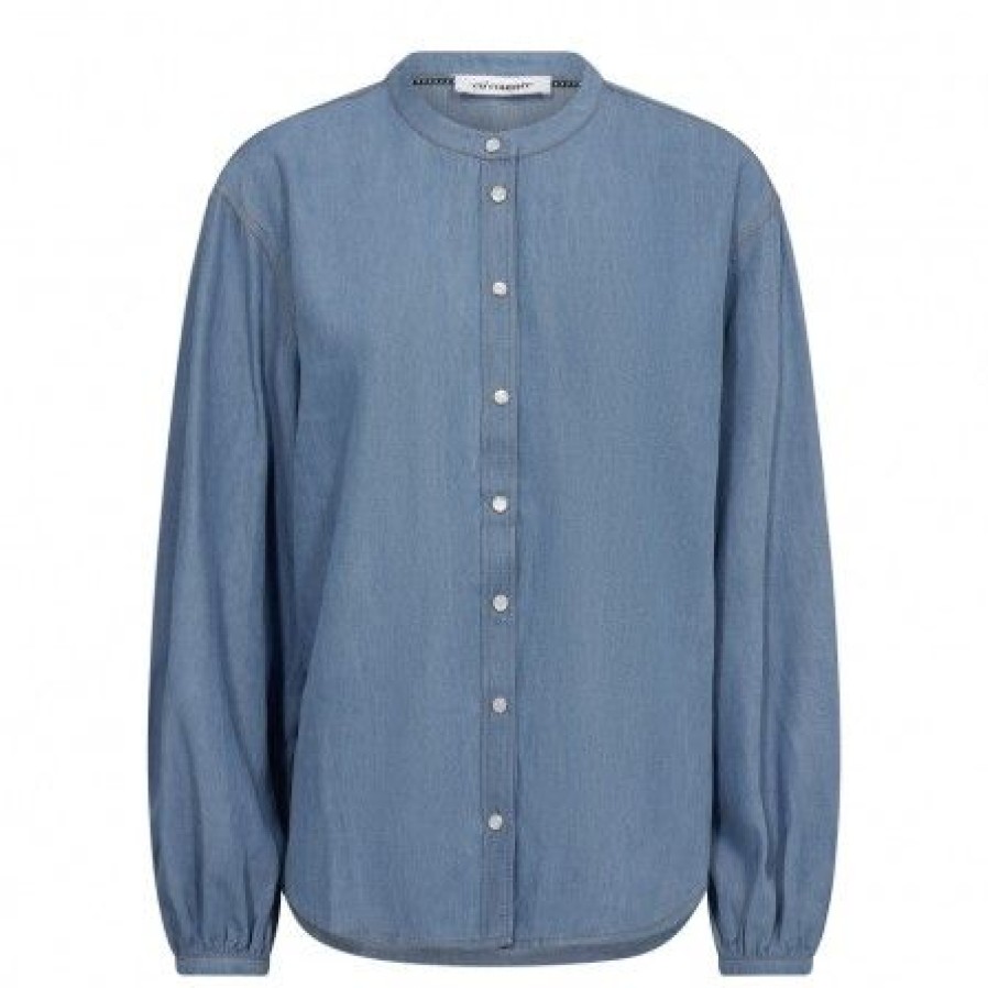 Overdele Co'couture | Co Couture Tituscc Denim Shirt - Denim Skjorte 35449 Denim Blue