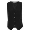 Overdele Fransa | Fransa Fxzolina Waistcoat - Sort Vest 20614585 Black