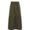 Underdele Co'couture | Co Couture Cotten Cc Crisp Gypsy Skirt - Armygron Nederdel 34112 Army