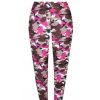 Underdele Zhenzi | Zhenzi Susa Leggings - Pink Printet Leggings 200052 Festival Fuchias