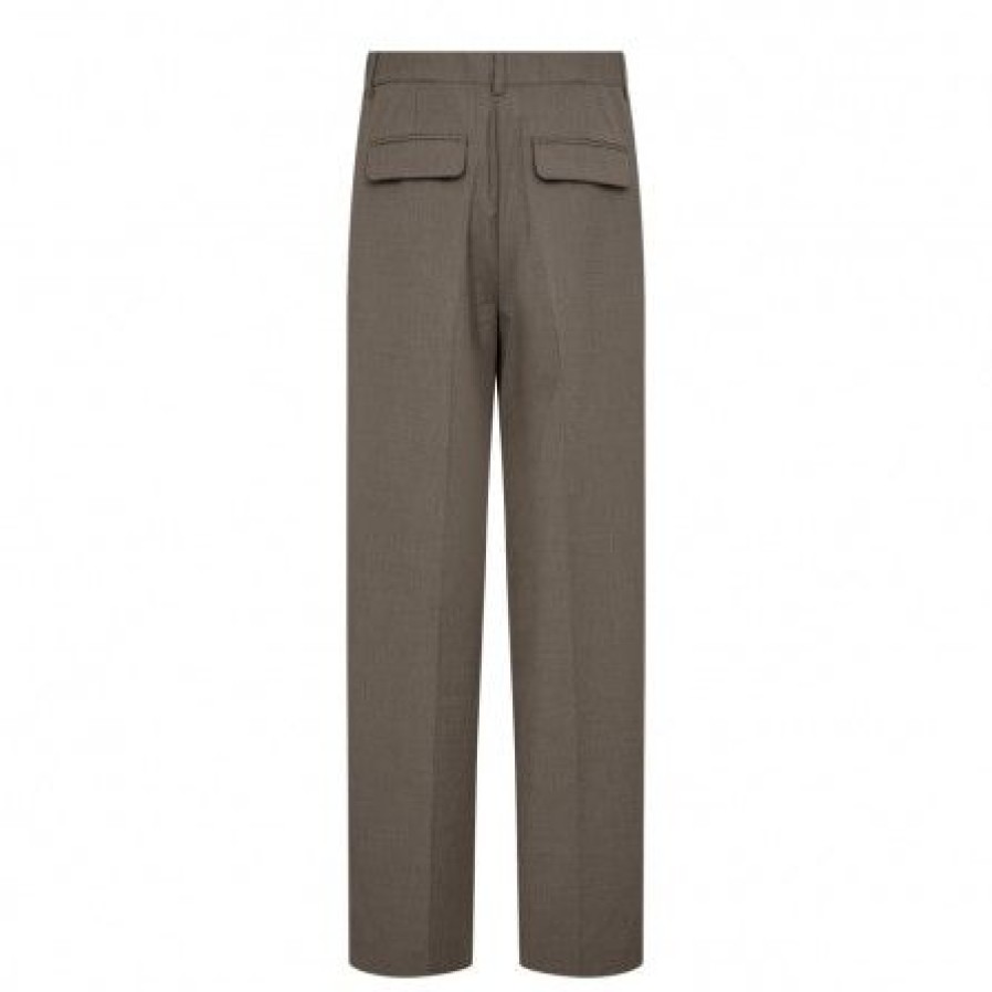 Underdele Co'couture | Co Couture Vidacc Wide Pant - Beige Bukser 31156 Walnut